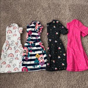 4 Toddler Girls Dresses